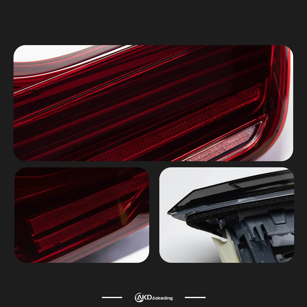 BMW F32/F82 CSL Laser Style Led Taillights, Smoked/Red (2013-2019)