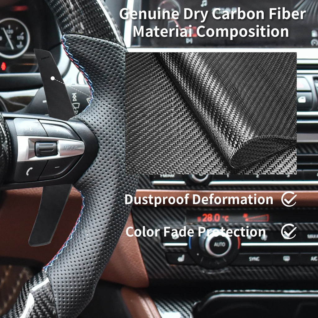 Magnetic Dry Carbon Fiber Paddle Shifters for BMW F Series