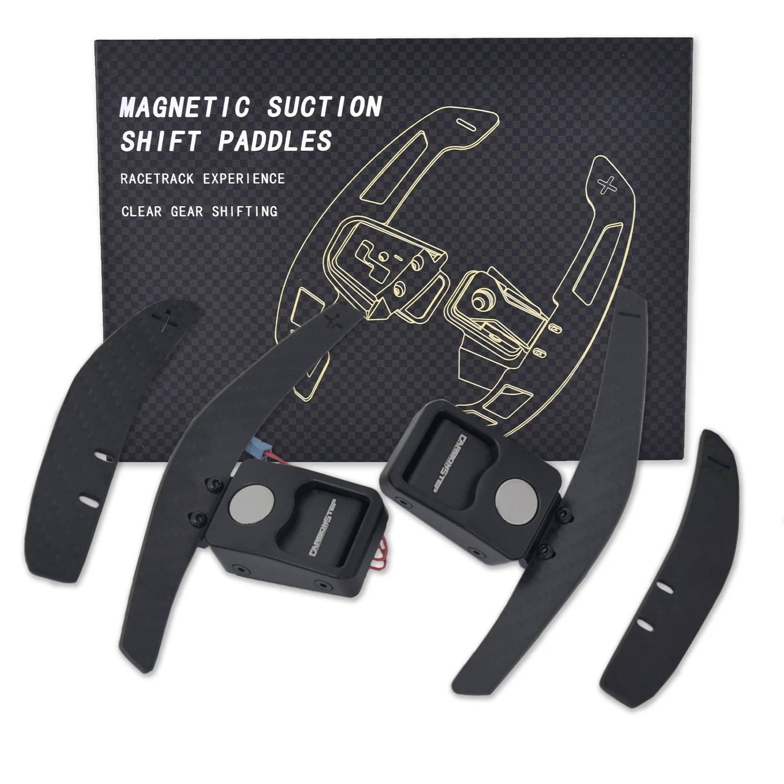 Magnetic Dry Carbon Fiber Paddle Shifters for BMW F Series