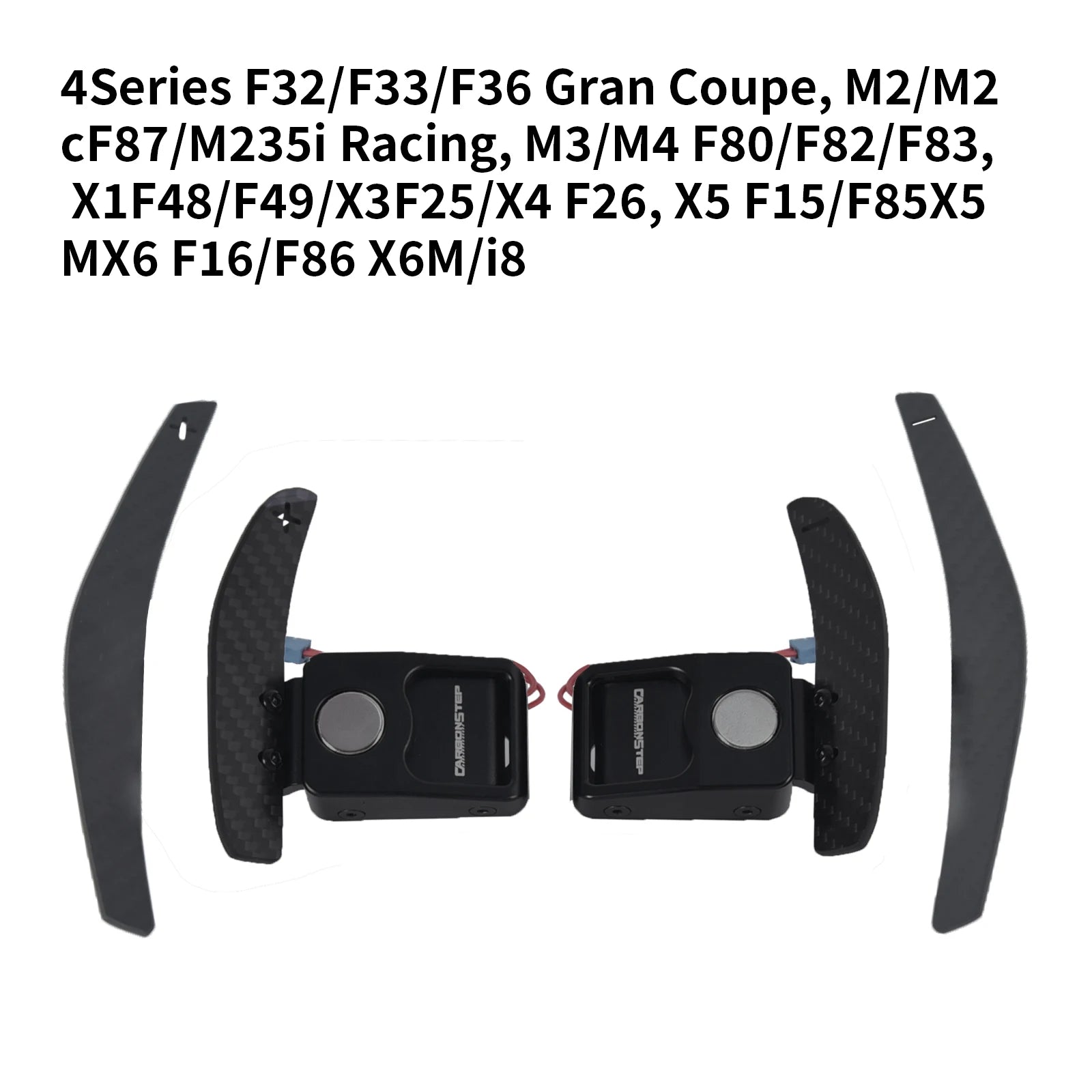 Magnetic Dry Carbon Fiber Paddle Shifters for BMW F Series